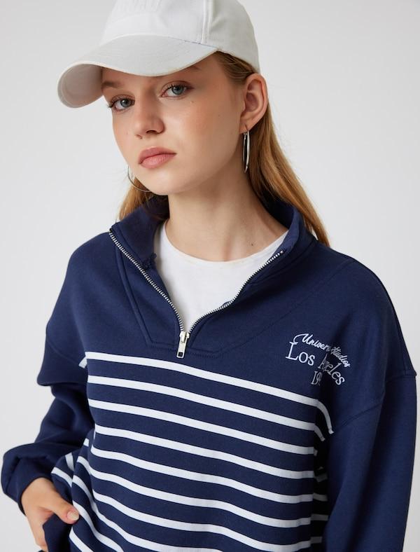 Koton Koton Sweatshirt In Navy
