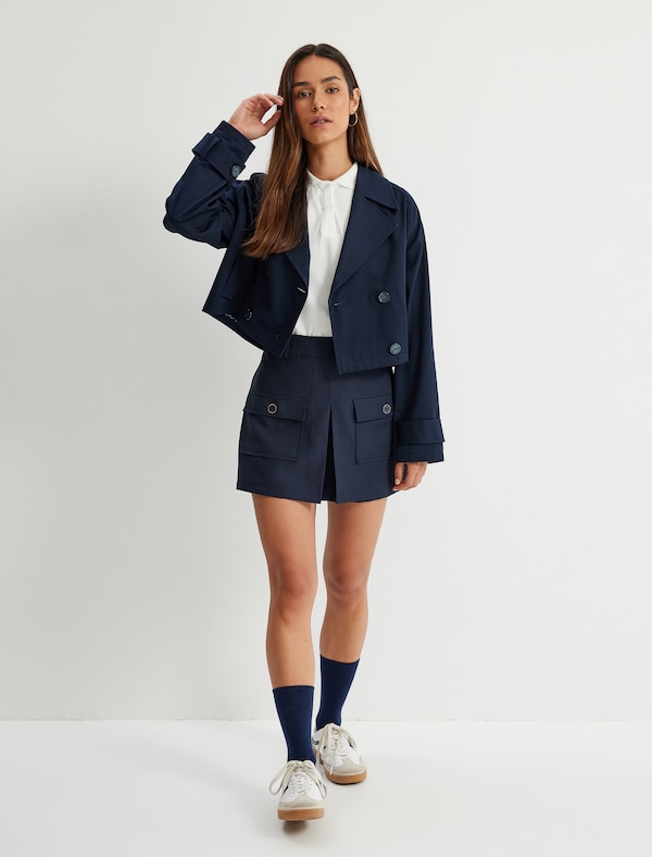 Koton Koton Übergangsmantel In Navy