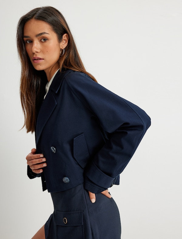 Koton Koton Übergangsmantel In Navy
