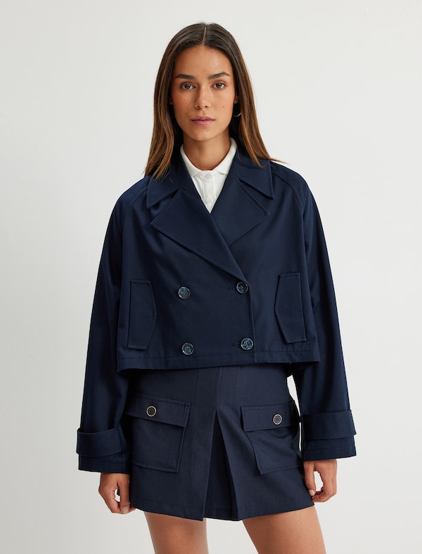 Koton Koton Übergangsmantel In Navy
