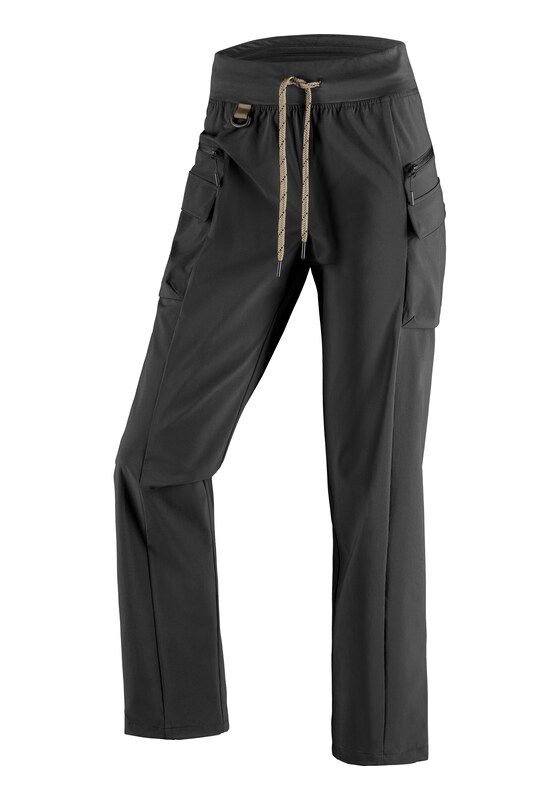 LASCANA ACTIVE LASCANA ACTIVE Regular Outdoorhose In Schwarz