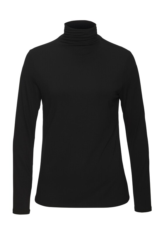 LASCANA LASCANA Shirt In Schwarz Wollweiß