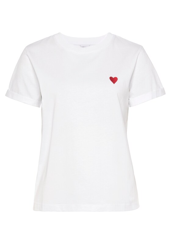 LASCANA LASCANA T-Shirt in Weiß