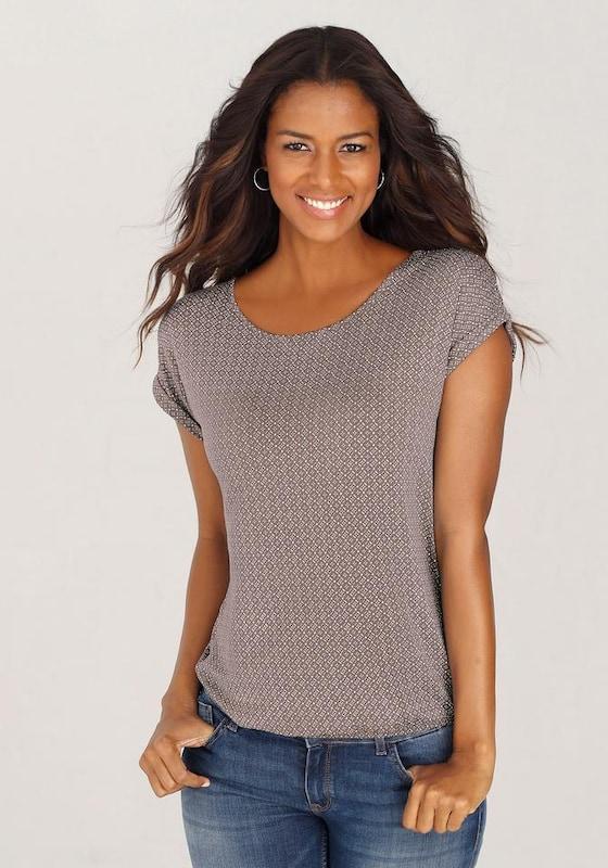 LASCANA LASCANA T-Shirts In Taupe Schwarz