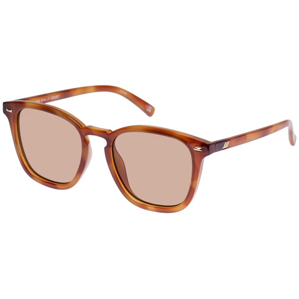 LE SPECS LE SPECS Sonnenbrille 'Big Deal' in Karamell Cognac