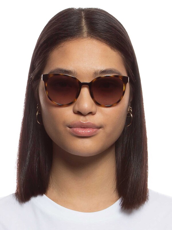 LE SPECS LE SPECS Sonnenbrille 'Contention' In Braun Cognac