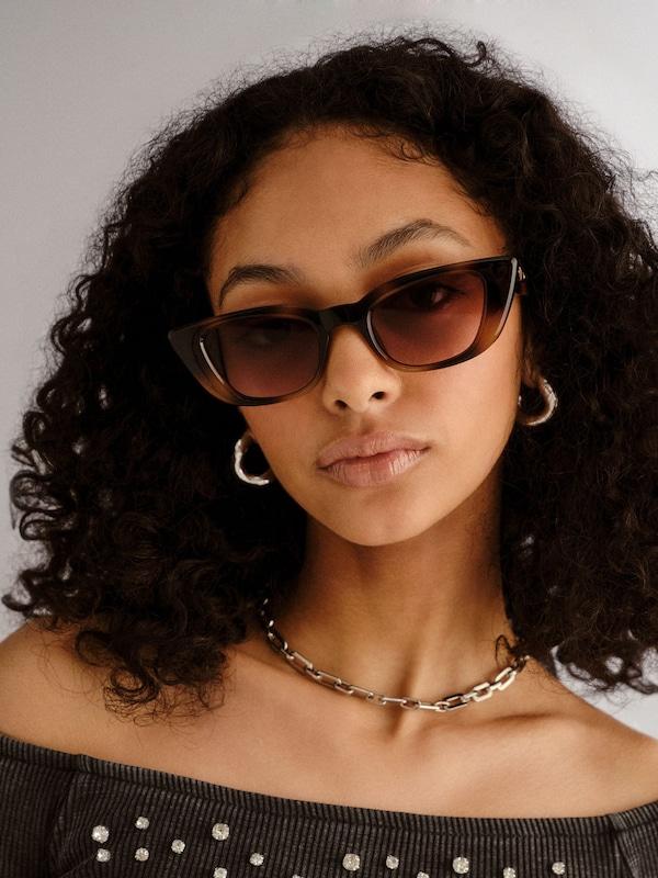 LE SPECS LE SPECS Sonnenbrille 'DREAM LOVER' In Cognac Dunkelbraun