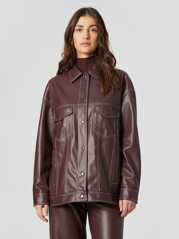 LENI KLUM X ABOUT YOU LENI KLUM X ABOUT YOU Jacke 'Suki' In Dunkelbraun