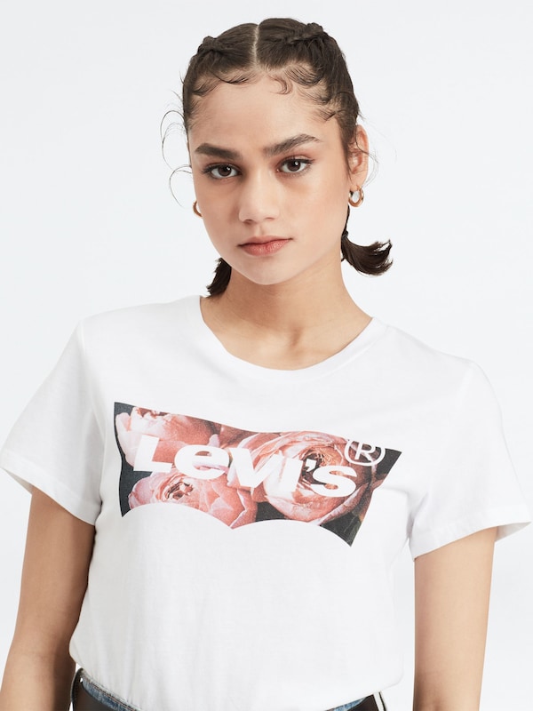 LEVI'S ® LEVI'S ® T-Shirt 'The Perfect' In Weiß