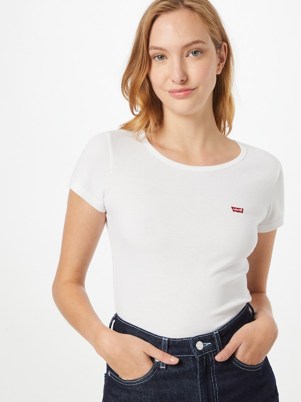 LEVI'S ® LEVI'S ® T-Shirt '2 Pack Crewneck Tee' In Graumeliert Weiß
