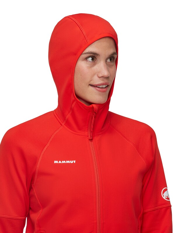 MAMMUT MAMMUT Funktionsfleecejacke 'Massone' In Feuerrot