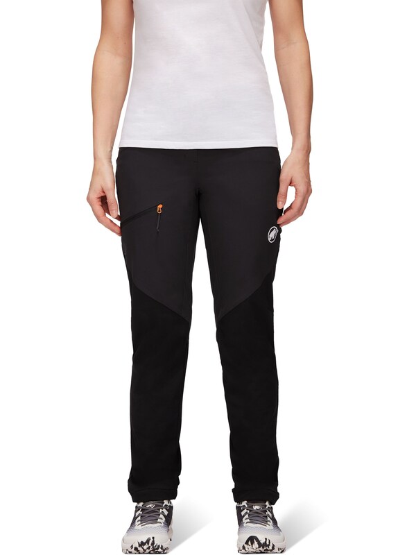 MAMMUT MAMMUT Regular Outdoorhose 'Courmayeur' In Schwarz
