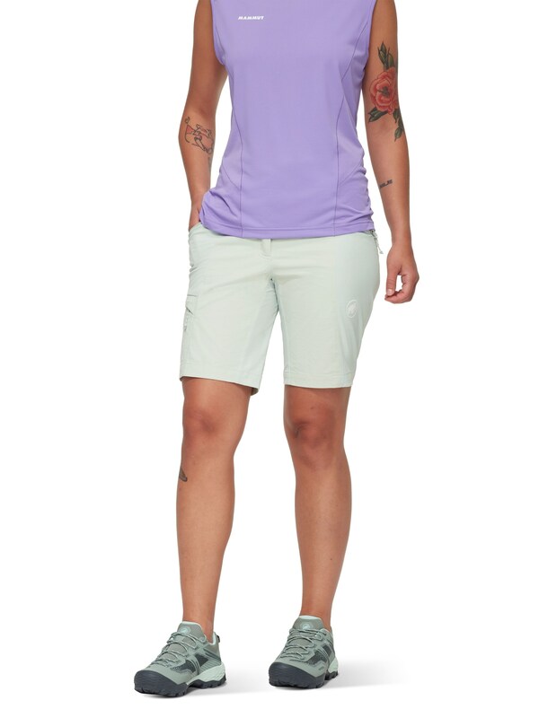 MAMMUT MAMMUT Slimfit Outdoorshorts 'Ducan' In Pastellgrün