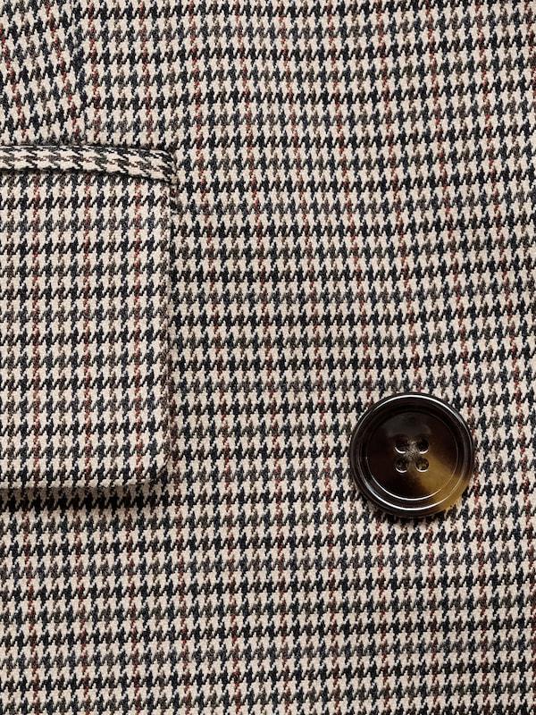 MANGO MANGO Blazer 'Charlott' In Cappuccino Dunkelbraun