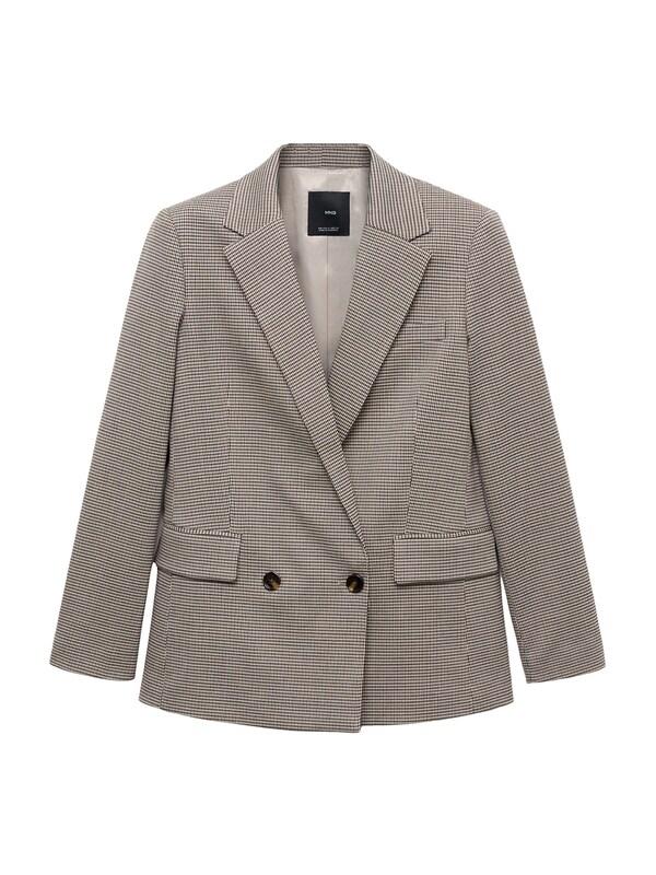 MANGO MANGO Blazer 'Charlott' in Cappuccino Dunkelbraun