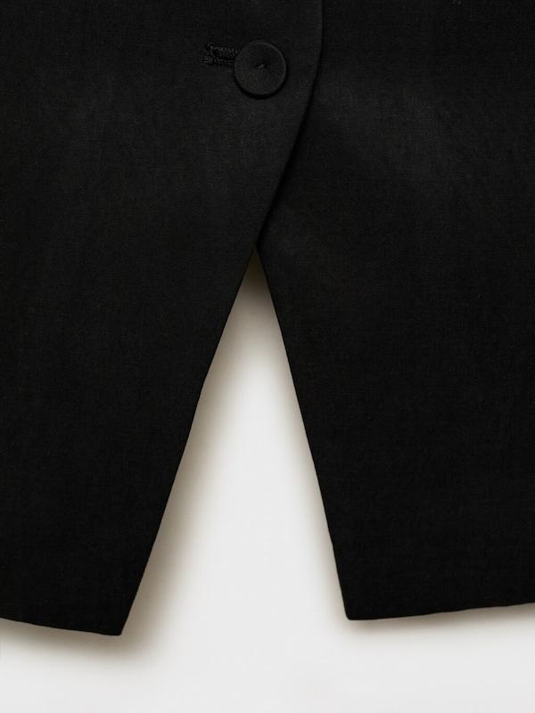 MANGO MANGO Anzugweste 'Amalfi' In Schwarz