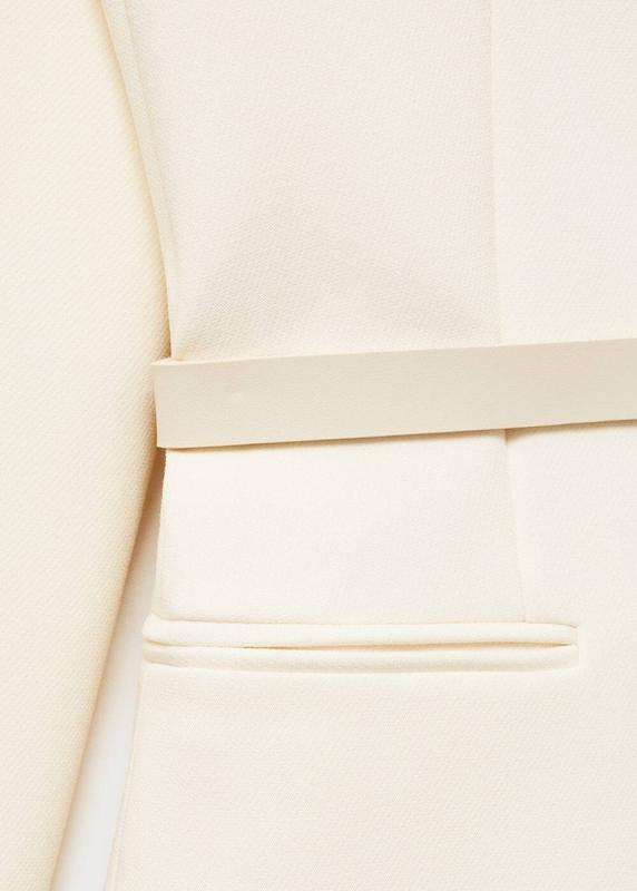 MANGO MANGO Blazer 'Blanche' In Nude