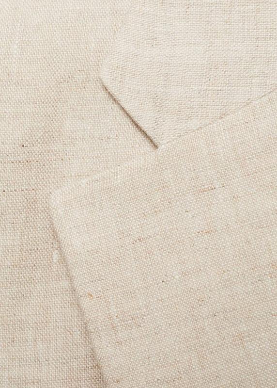 MANGO MANGO Blazer 'Boreli' In Beige