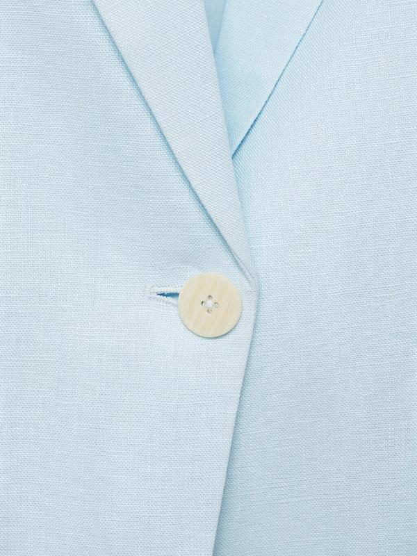 MANGO MANGO Blazer 'BORELI' In Pastellblau