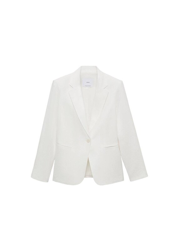MANGO MANGO Blazer 'Boreli' in Weißmeliert