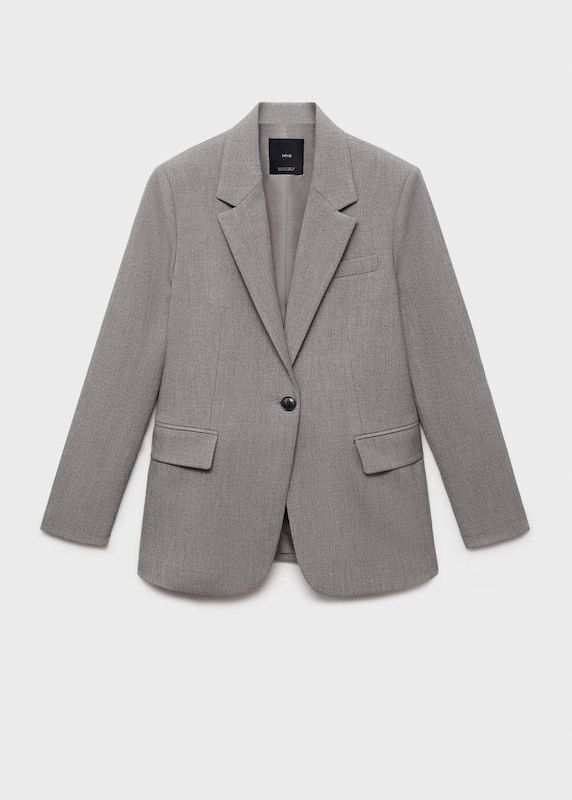 MANGO MANGO Blazer 'Bowery2' In Grau
