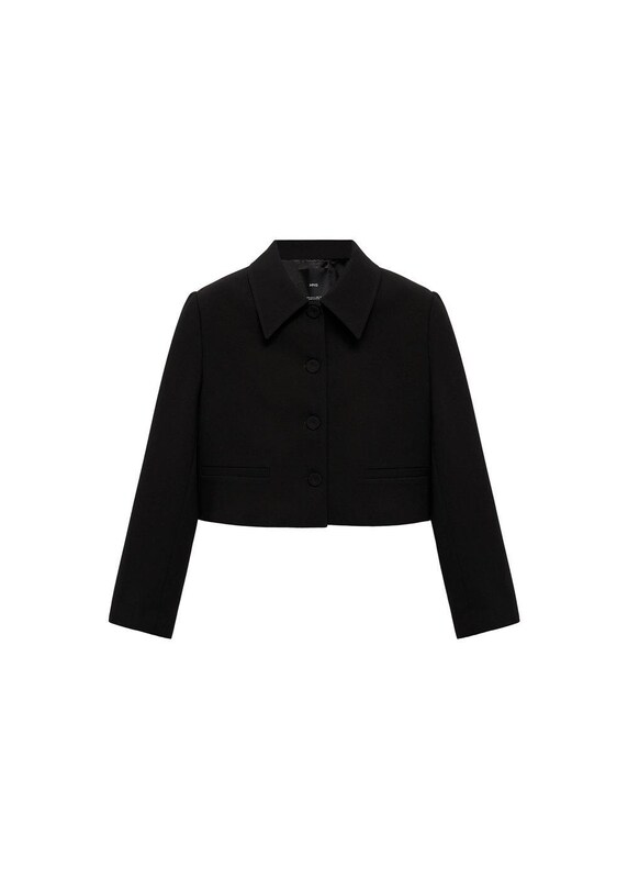 MANGO MANGO Blazer 'Cagliari' in Schwarz