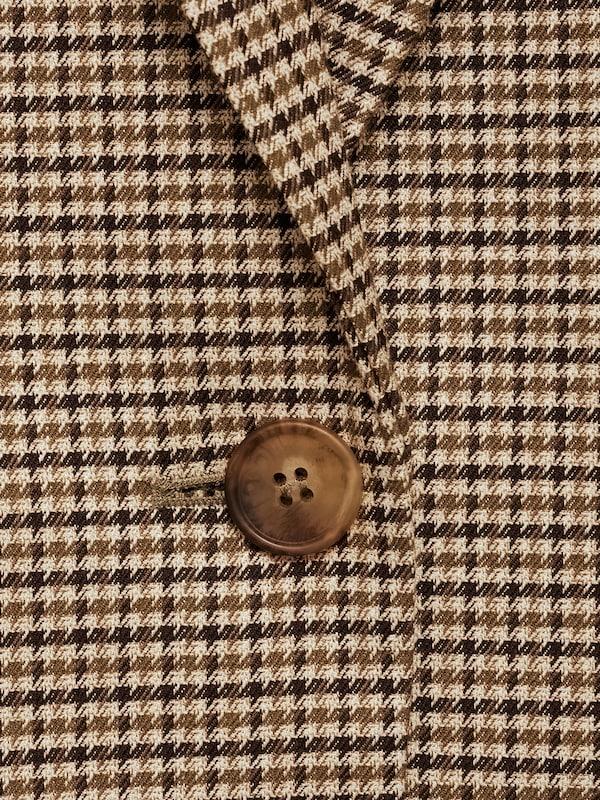 MANGO MANGO Blazer 'CHARLOTA' In Braun Dunkelbraun