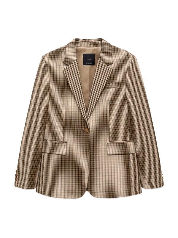 MANGO MANGO Blazer 'CHARLOTA' in Braun Dunkelbraun