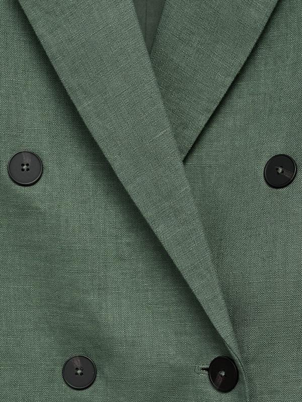 MANGO MANGO Blazer 'MUSGO' In Grün