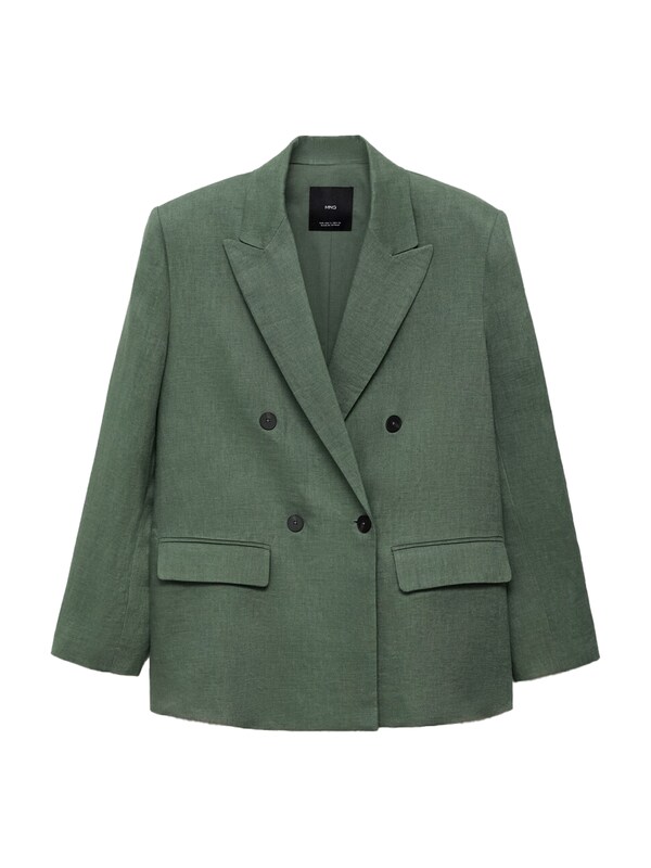 MANGO MANGO Blazer 'MUSGO' in Grün