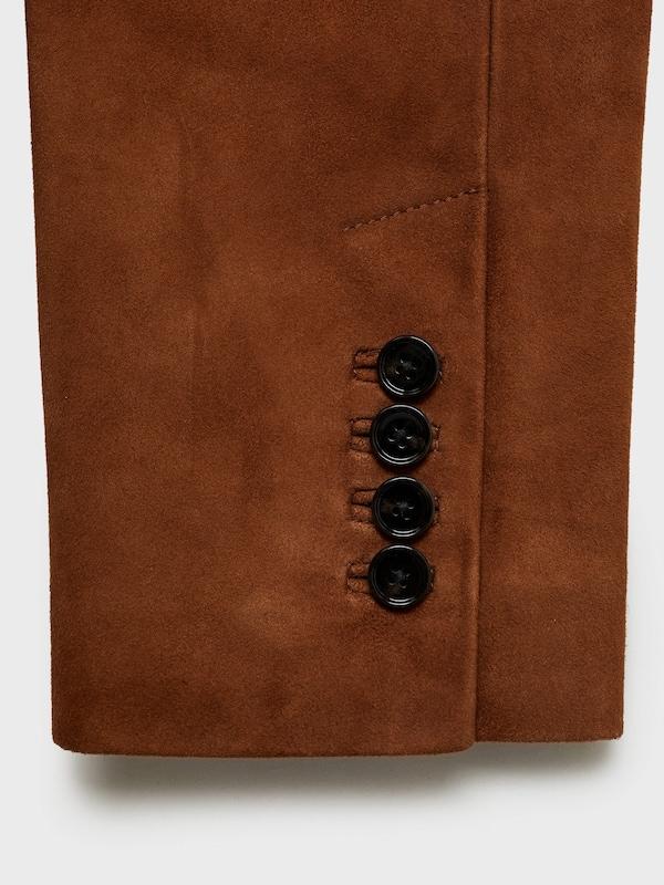 MANGO MANGO Blazer 'NOBU' In Cognac