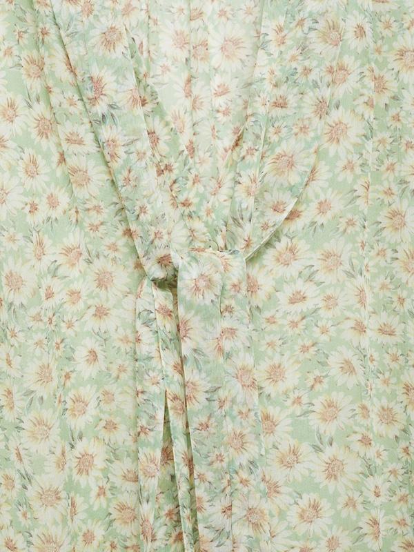 MANGO MANGO Bluse 'BELLE' In Hellgrün