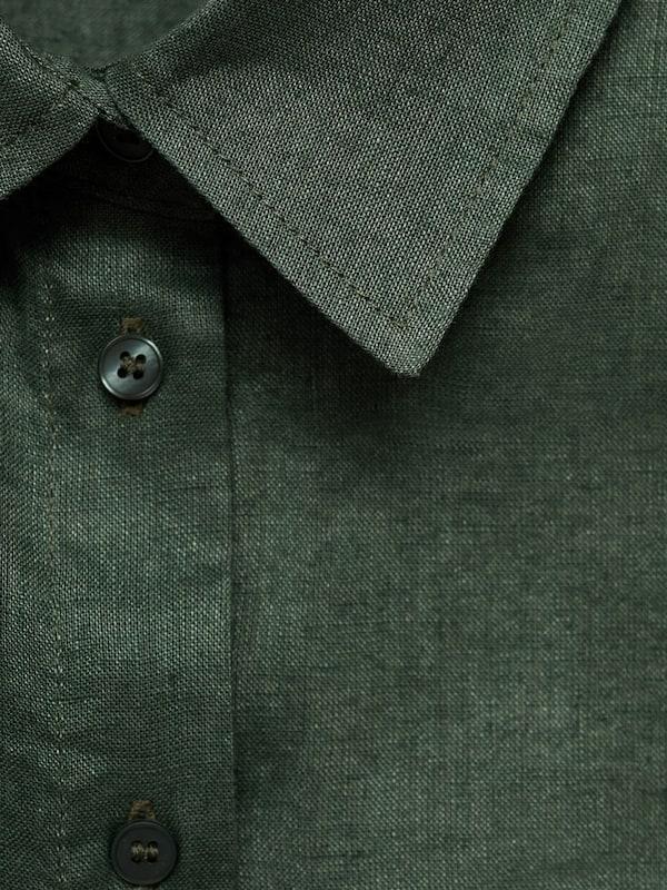 MANGO MANGO Bluse In Dunkelgrün