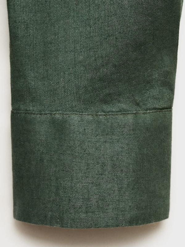 MANGO MANGO Bluse In Dunkelgrün