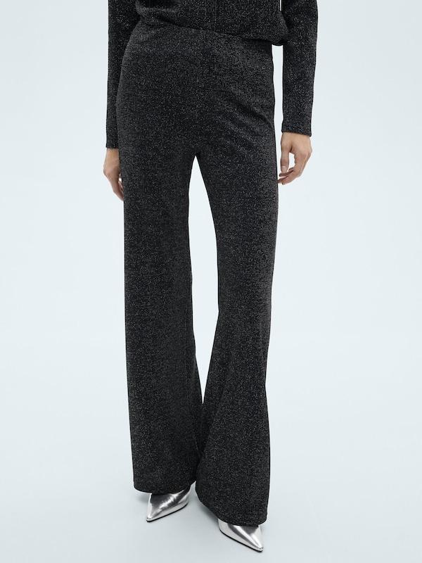 MANGO MANGO Bootcut Hose 'XBLUTI' In Anthrazit