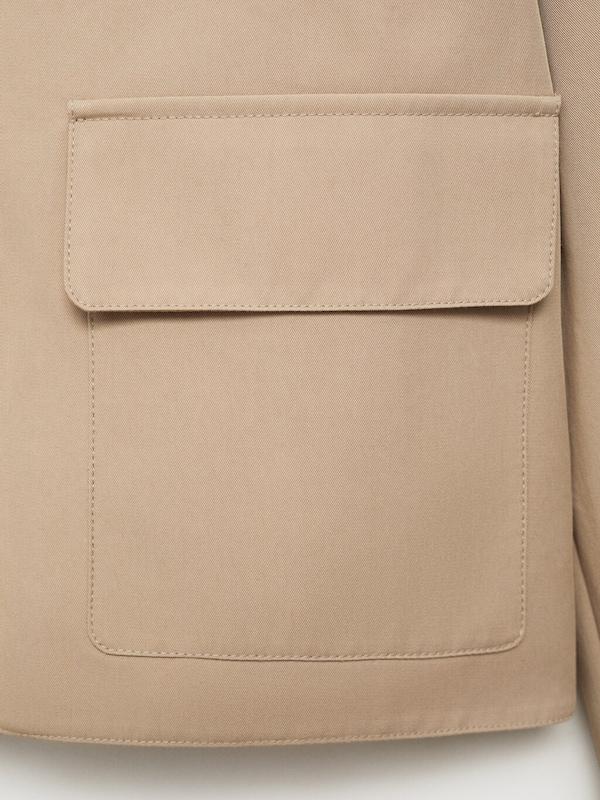 MANGO MANGO Jacke 'Newyork' In Khaki