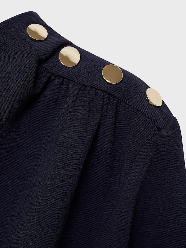 MANGO MANGO Kleid 'Toast' In Navy