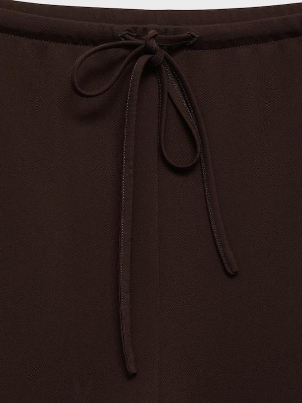 MANGO MANGO Loosefit Hose 'CANDELA' In Dunkelbraun