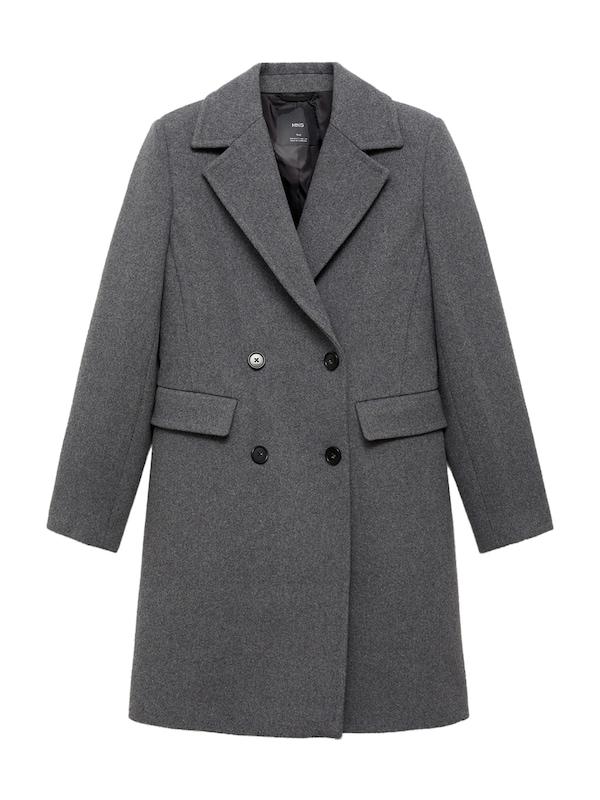 MANGO MANGO Mantel 'Dali' in Dunkelgrau