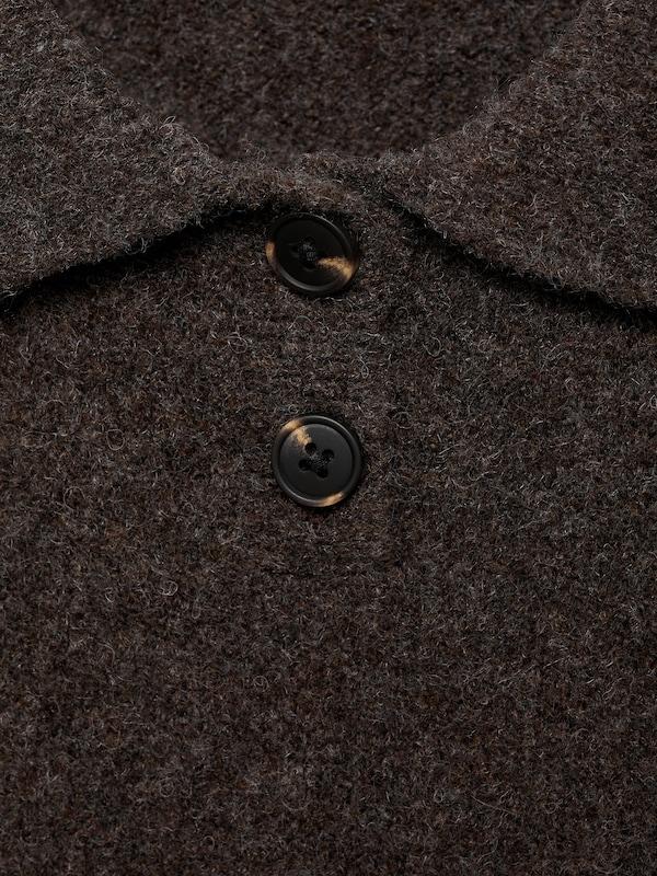 MANGO MANGO Pullover 'BRUNCHIN' In Dunkelbraun