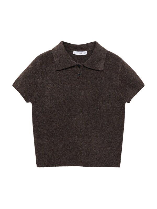 MANGO MANGO Pullover 'BRUNCHIN' In Dunkelbraun
