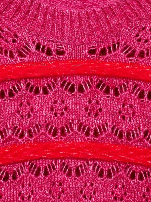 MANGO MANGO Pullover 'FRESH' In Himbeer Dunkelpink