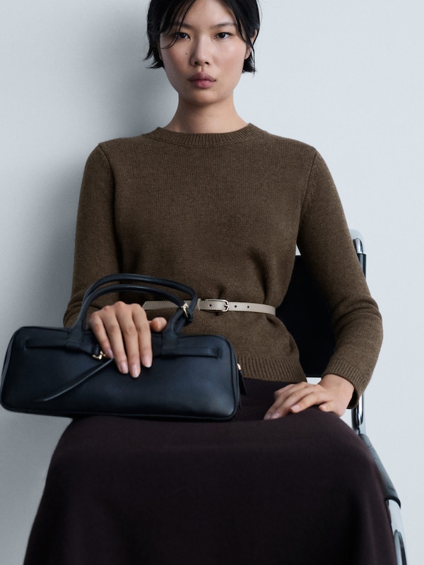 MANGO MANGO Pullover 'Griselda' In Schoko