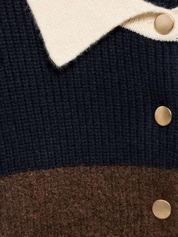 MANGO MANGO Pullover 'JAMA' In Navy