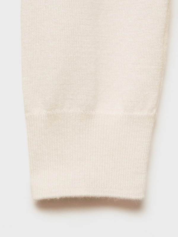 MANGO MANGO Pullover 'LUCCA' In Ecru