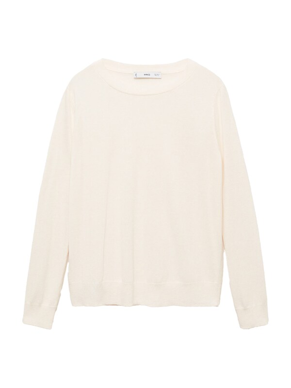 MANGO MANGO Pullover 'LUCCA' In Ecru
