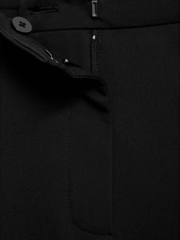 MANGO MANGO Regular Hose 'BOREAL' In Schwarz