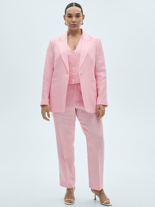 MANGO MANGO Regular Hose 'BORELI' In Rosa