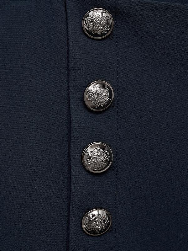 MANGO MANGO Regular Hose 'BOTONES' In Navy