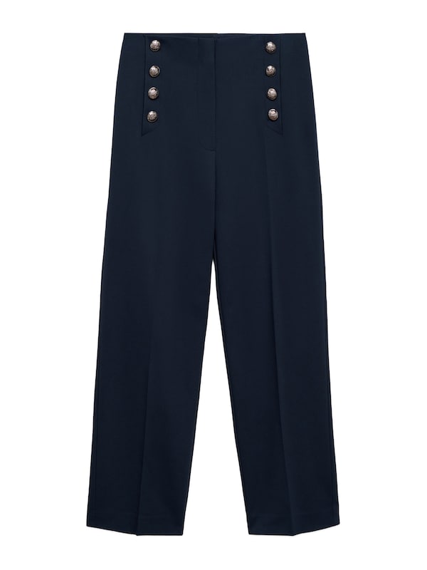 MANGO MANGO Regular Hose 'BOTONES' in Navy